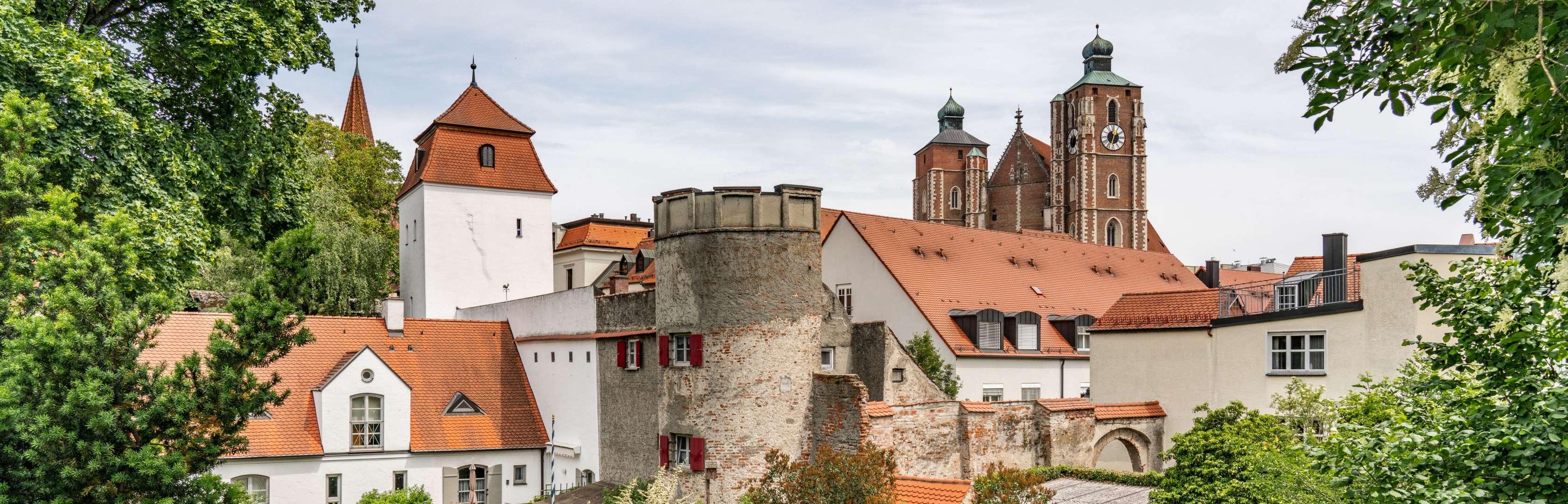 Blick auf das neue Schloss Ingolstadt