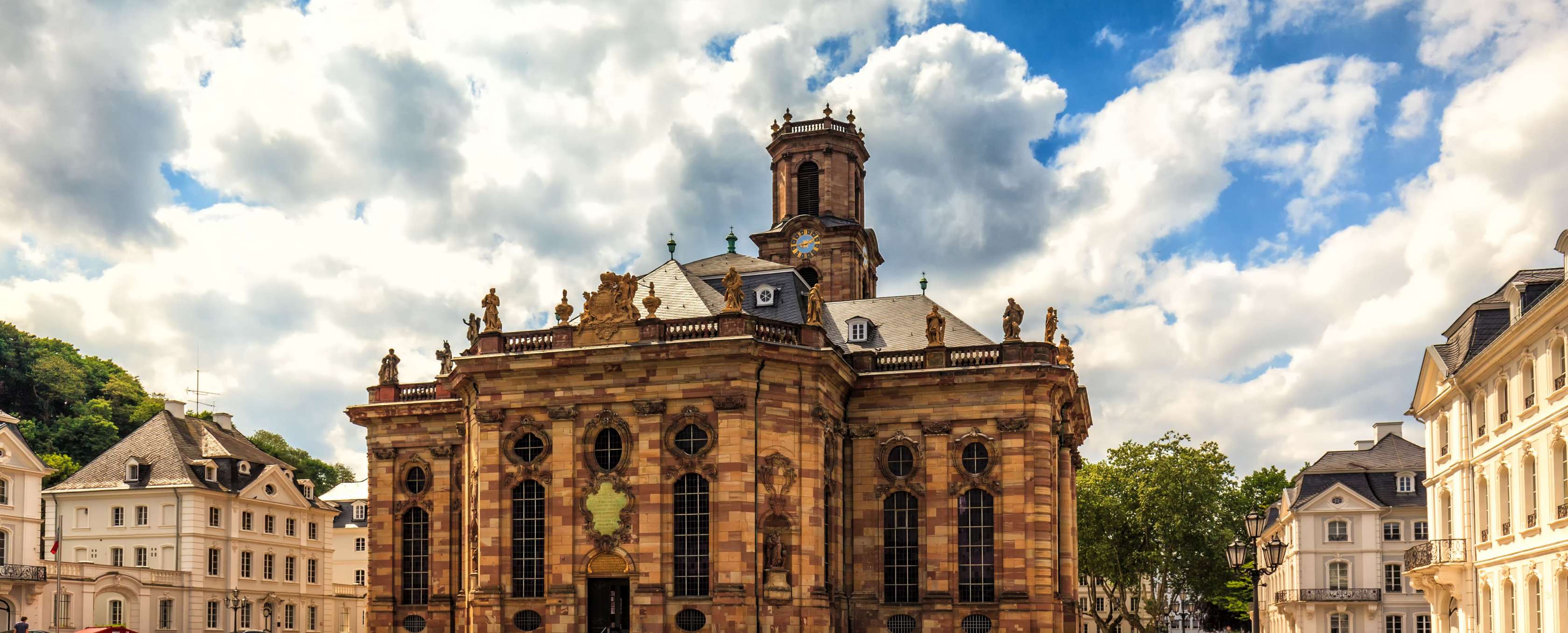 Blick auf Ludwigskirche Saarbrücken