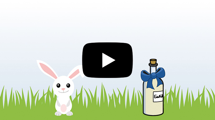 Osterbastelvideo zum Eierlikör