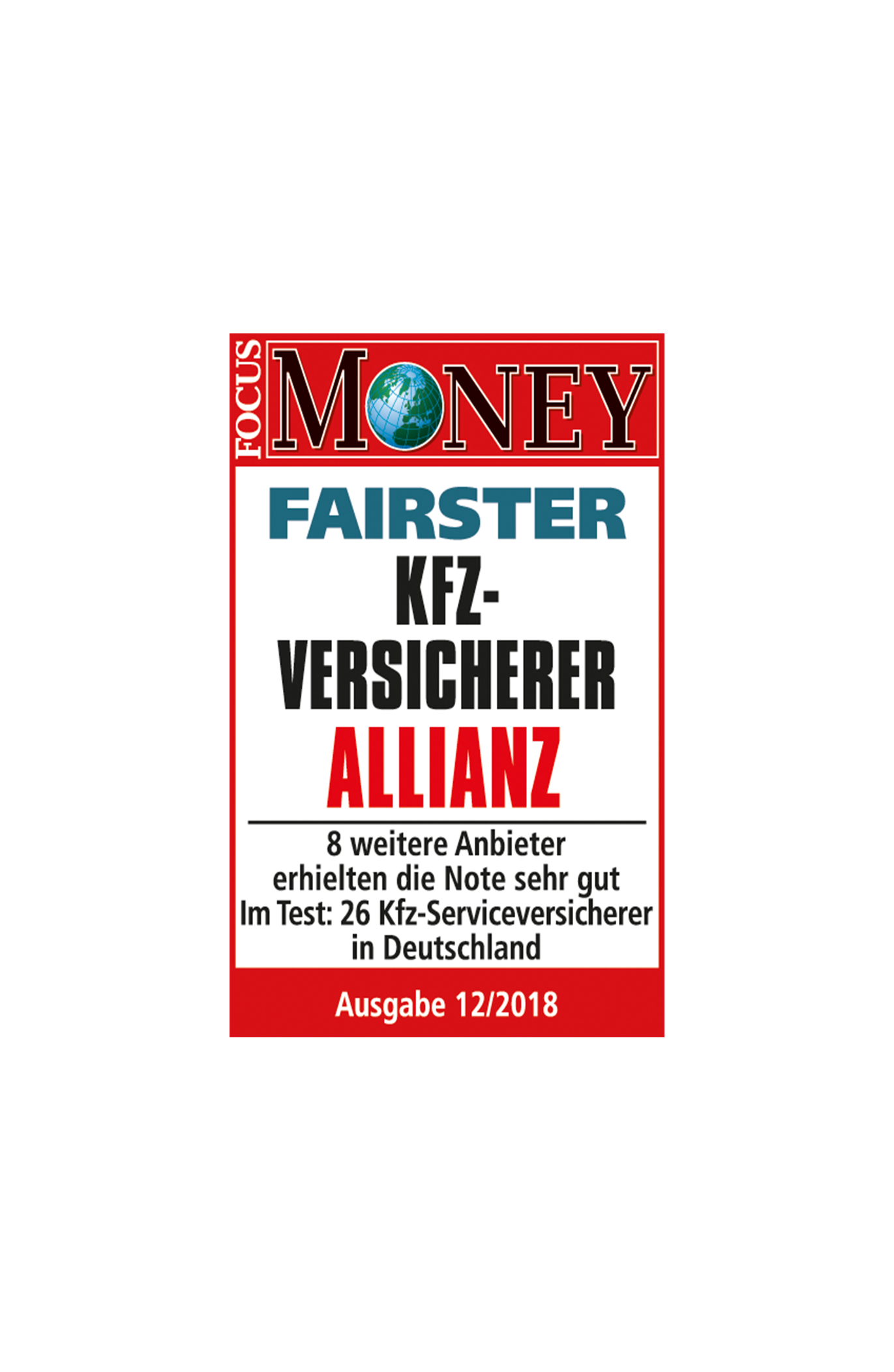 Allianz - Focus Money Testsiegel 