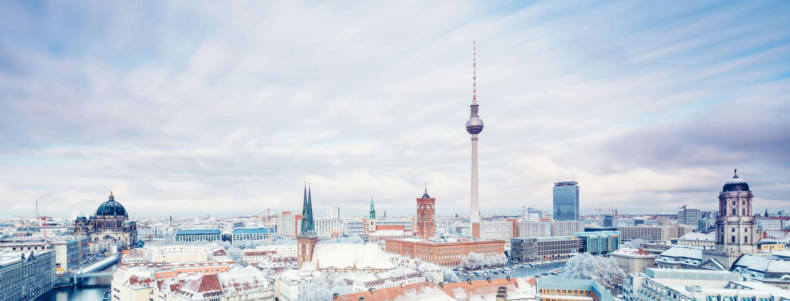 Allianz Privat-Haftpflichtversicherung: Blick auf die Berliner Innenstadt im Winter