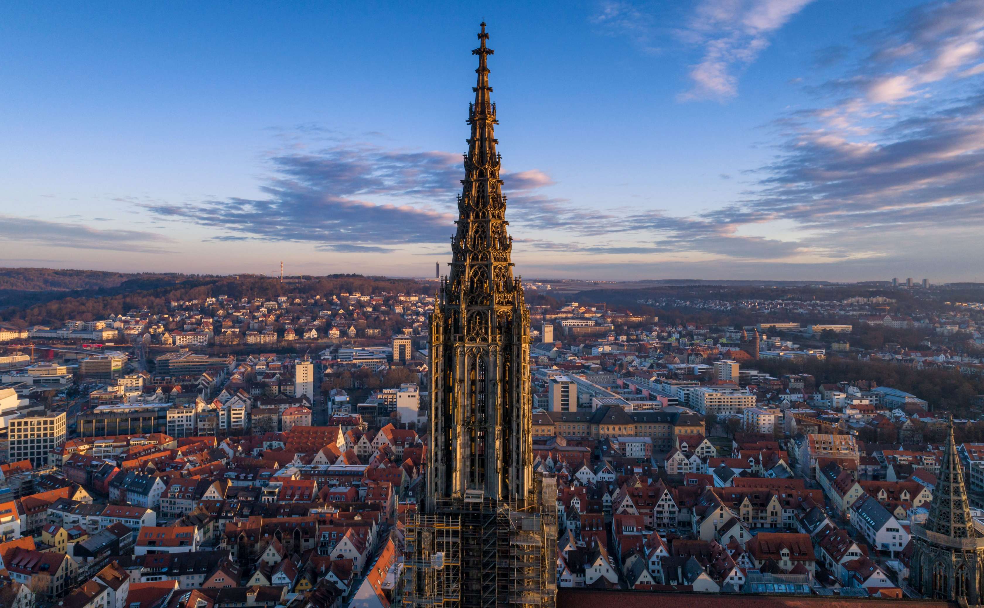 Blick über Ulm und das Ulmer Münster