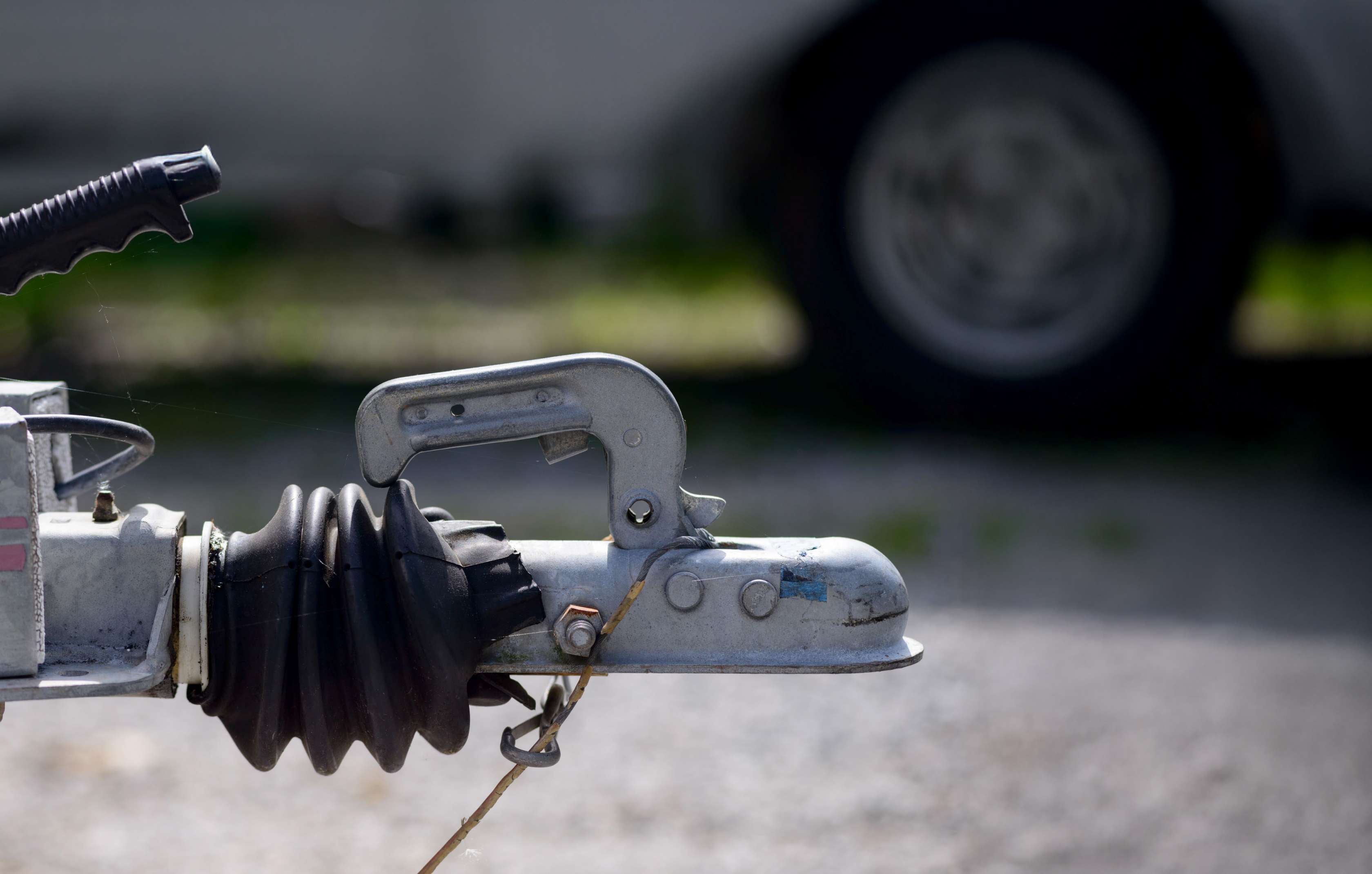 Anhänger Versicherung: Deichsel eines Pkw-Anhängers