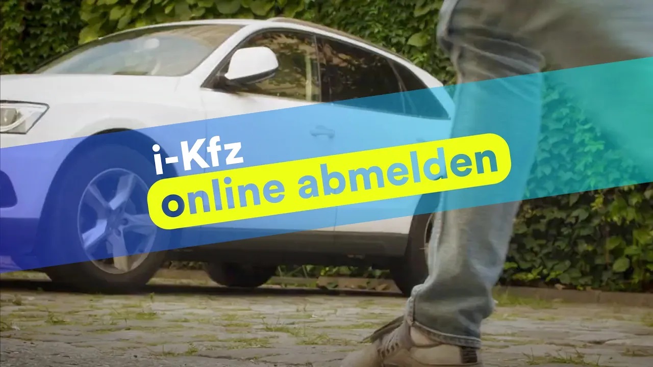 Video, wie Sie Ihr Auto online abmelden können