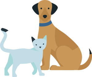Allianz - Illustration Katze und Hund