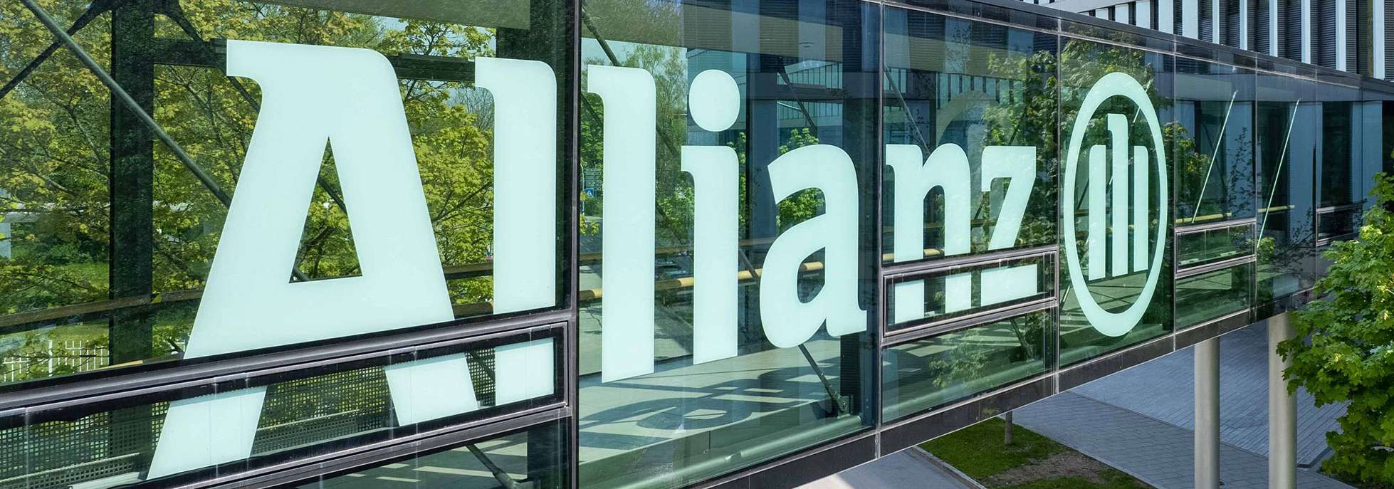 Allianz Pressemitteilung stabile Gesamtverzinsung: Allianz Unternehmensgebäude