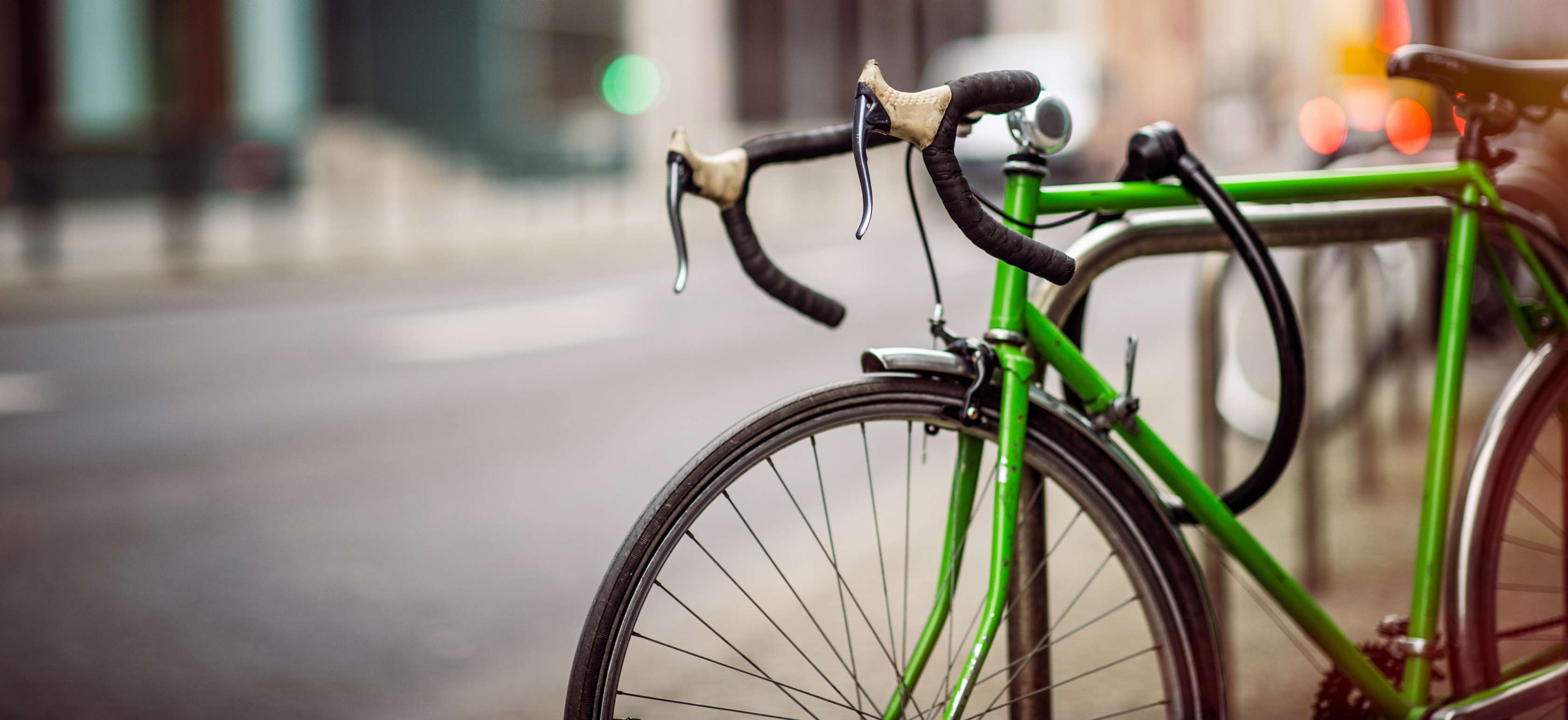 Fahrrad sicher absperren mit Schloss